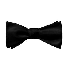 A solid black bow tie is a wardrobe staple. This black bow tie in KT Black radiates elegance and sophistication. Pre-tied Satin Bow For Black Tie Events, Classic Pre-tied Decorative Bow, Solid Black Tie Bow With Ties, Pre-tied Decorative Bow Tie For Black Tie Events, Classic Black Tie Event Bow Tie, Solid Black Tie With Decorative Bow, Classic Bow Ties For Black-tie Events, Tuxedo Bow For Black-tie Events, Classic Black Tie With Decorative Bow