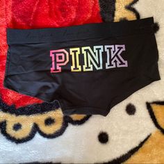 New Victoria Secret Pink Black Boyshorts Size Large Bundle & Save!! I Love Selling Bundles. If There Are Things You Like Let Me Know. I Will Make A Custom Bundle. You Can Always Send Me An Offer!! I Consider All Offers!! Please Feel Free To Ask Questions!! ** My Shipping Is Always The Cheapest ** Black Brief Shorts For Loungewear, Stretch Short Boxer Briefs With Letter Print, Stretch Boxer Briefs With Letter Print, Selling Bundles, Victoria Secrets, Boy Shorts, Victoria Secret, Pink Black, Secret Pink