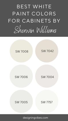 the best white paint colors for cabinets by sheryln williams, including sw 708