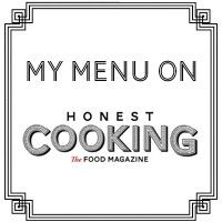 the logo for my menu on honest cooking