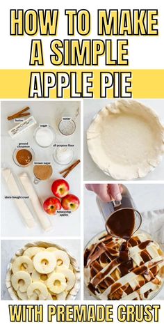 how to make a simple apple pie with homemade crust