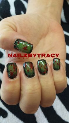 Holloween nails Monster Nails, Holloween Nails, Nail Polish Art, Nails Only, Halloween Nail Designs