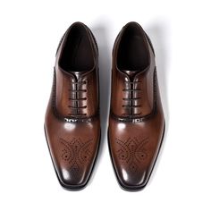 Modernist's choice dress shoes, made from cow leather and lined with pigskin, offering a sleek and stylish option. Mens Italian Dress Shoes, Wholecut Oxford, Dark Brown Dress Shoes, Mens Designer Dress Shoes, Dress Shoes For Men, Business Casual Shoes, Shoe Image, Brown Dress Shoes, Brown Oxfords