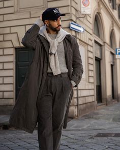 Monocromatici outfit Outfit Of The Day, Trench Coat, The Day, Mens Outfits, For Men, Wardrobe