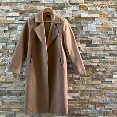 Excellent Condition Open Front, No Closure No Closure, Camel Coat, Front Open, Camel, Jackets & Coats, Jackets For Women, Size 10, 10 Things, Women Shopping