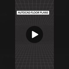 a black and white photo with the words autocad floor plans on it's side