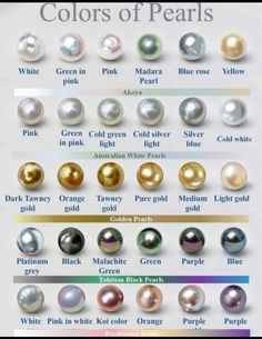 Types Of Pearls, Gemstones Chart, Jewelry Knowledge, Pearl Jewelry Design, Tahitian Black Pearls, Magical Jewelry, Crystal Healing Stones, Fashion Mistakes, Pink Pearl