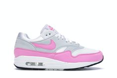 Check out the Nike Air Max 1 Psychic Pink (Women's) available on @StockX Pink Nike Air Max For Streetwear, Nike Pink Running Shoes For Streetwear, Pink Nike Air Max With Boost Midsole For Streetwear, Pink Nike Air Max With Branded Insole, Pink Nike Air Max With Air Cushioning For Streetwear, Pink Nike Air Max For Light Sports, Casual Pink Nike Air Max For Sports, Pink Sporty Nike Air Max For Sports, Sporty Pink Nike Air Max For Light Sports