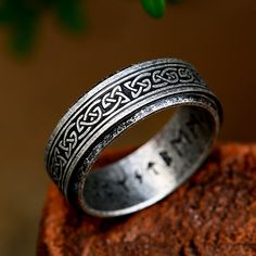 Vikings Jewelry-Fashion Simple Norse Viking Totem Amulet Rune Rings For Men Women Punk 316L Stainless Steel Viking Ring Amulet Jewelry Gifts Surface Width: 8mm Style 9: Men's Stainless Steel Jewelry Style 8: Support Dropshipping Style 7: Jewelry Gift Wholesale Style 6: Amulet Rings Style 5: Rings For Couple Style 4: Men's Ring Style 3: Viking Rune Ring Style 2: Viking Ring Style 10: Festivals/Birthday/Halloween Gift Style 1: New in Style: Vintage Style: Stainless Steel Ring Shape\pattern: Geometric Rings Type: Cocktail Ring Ring Size: 7,8,9,10,11,12,13 Other Style: Fashion, Cool, Vintage, Biker, Viking, Nordic Origin: 1005005343922470 Occasion: Wedding, Anniversary, Engagement, Gift , Party Occasion: Party Metals Type: Stainless Steel Material: Metal Item Type: Rings Detail Name: Fashion S Viking Totem, Shark Necklace, Bracelet Viking, Sea Jewelry, Viking Ring, Norse Vikings, How To Make Rings, Geometric Ring, Ring Shapes