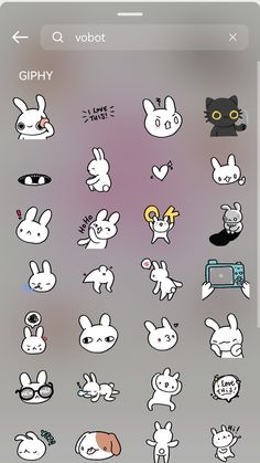 the sticker sheet is filled with cute animals