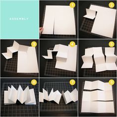 step by step instructions on how to make an origami box for someone's birthday