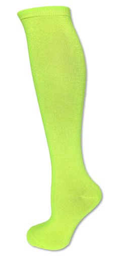 PRICES MAY VARY. Acrylic Pull On closure Machine Wash Put some pep in your step with these colorful knee high Neon Nation socks. Made from acrylic and cotton mix these vibrant socks are made to fit a wide range of sizes. They are the same bright colors and quality as our popular "Colored Knee High Tube Socks w/White Stripes" socks. Whether you are playing a sport, adding them to a costume or simply want to put some flash into your outfit these socks are the perfect choice. White Knee High Socks, Attention Getters, Handmade Socks, Thigh High Socks, Striped Socks, Group Activities, Tube Socks, Knee High Socks, Pink Stripes