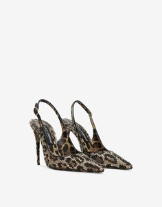 Leopard Pumps, Leopard Print Heels, Leopard Shoes, Leopard Heels, Boot Jewelry, Aesthetic Shoes, Swag Shoes, Slingbacks