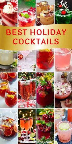 the best holiday cocktails for everyone to drink this year and enjoy it all year long