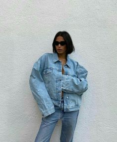 Denim Photoshoot, Lauren Johnson, Jean Jacket Outfits, All Jeans, Double Denim, Foto Ideas Instagram, Cute Jeans, Curvy Outfits, Fashion Lookbook