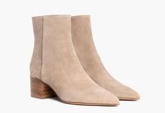 Addias Shoes, Best Ankle Boots, Womens High Heel Boots, Tan Suede Boots, Thursday Boots, Taupe Boots, Sweater Season, Boot Companies, Shoe Fits