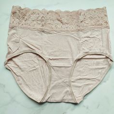 New With Tags! Brand: Soma Size: S Color: Adobe Rose Style: Embraceable Super Soft Signature Lace Brief Picture This: A High-Rise Brief That Covers Your Backside, With Cute Floral Lace At The Waist For That Extra Touch Of Girliness. The Super Soft Stretchy Lace Is Not Just Comfy, It Lasts Long And Even Hides Any Muffin Top Situation. Plus, No Tags To Bug You, So You Can Wear It All Day Without Any Issues. And Get This It Doesn't Ride Up! That's Right, It Stays Put, So No Need For Constant Adjust Feminine Seamless Bottoms For Spring, Feminine Seamless Spring Bottoms, Feminine Seamless Beige Bottoms, Feminine Beige Seamless Bottoms, Feminine Seamless Bottoms For Loungewear, Feminine Seamless Pink Bottoms, Soma Intimates, Rose Style, Karl Lagerfeld Paris