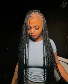 Girls Braided Hairstyles Kids, Curls Braids, Scalp Braids, Medium Hair Braids, Pretty Braids, Braided Hairstyles For Black Women Cornrows, Cute Curly Hairstyles