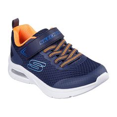 Add some extra comfy cushioning to a sporty style with Skechers Microspec Max. This lightweight design features a breathable athletic mesh and synthetic upper with stretch laces and a visible Skech-Air airbag midsole.Features: LightweightClosure Type: StrapUpper/Outer Base Material: 66% Textile, 34% SyntheticShoe Lining Material: PolyesterSole Material Content: 100% EvaShoe Strap Type: Adjustable StrapCountry of Origin: Imported Cushioned Athletic Fit Slip-on Sneakers For Jogging, Sporty Slip-on Sneakers With Breathable Mesh For Running, Functional Breathable Mesh Slip-on Sneakers For Sports, Breathable Mesh Lace-up Walking Shoes For Sports, Casual Mesh Running Shoes With Secure Fit, Breathable Round Toe Running Shoes, Breathable Mesh Walking Shoes For Sports, Low-top Sneakers For Training During Sports Season, Training Low-top Sneakers For Sports