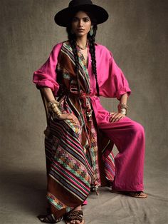 Amrit Kaur, Pooja Mor, Global Boho, Paris April, Look Boho Chic, Ethno Style, Mexican Fashion, Vogue China, Mode Boho