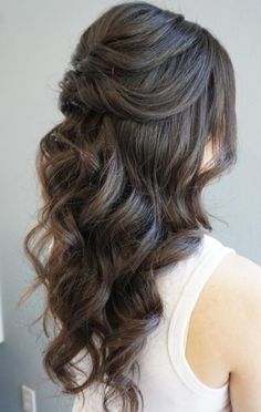 Featured Hairstyle: Heidi Marie Garrett of Hair and Makeup Girl; Wedding hairstyle idea. Hairstyle Idea, Makeup Girl, Best Wedding Hairstyles, Long Hair Wedding Styles, Medium Long Hair, Wedding Hair Inspiration, Hair Wedding, Wedding Hairstyle, Hair St