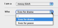 an image of a web page with the words'lives for drama lives for peace '