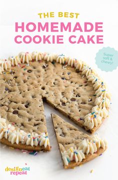 the best homemade cookie cake recipe