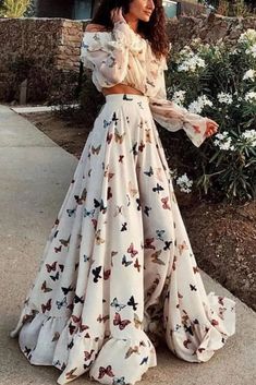 Sexy Off Shoulder Butterflies Floral Printed Maxi Dress Pretty Maxi Dress, Maxi Skirt Style, Summer Formal, Maxi Dress Outfit, Maxi Dress Prom, Trik Fotografi, Guest Outfit, Casual Summer Dresses, Outfit Summer