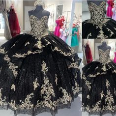 Quinceanera Dresses Lace Sweetheart 15 16 Birthday Party Prom ball Gowns. "This pin contains affiliate links, which means I may earn a commission at no cost to you extra for you". 
#affiliate #advertising" Black And Gold Quinceanera Dresses, Black And Gold Quinceanera, Gold Dama Dresses, Gold Quinceanera Dresses, Black Quinceanera, Glitter Birthday Parties, Black Quinceanera Dresses, Quinceanera Dresses Gold, Dresses Gold