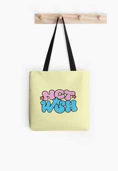 Soft polyester canvas shopping bag with edge-to-edge print on both sides. Fully lined for extra strength. Three sizes to choose from. Show your love for NCT's youngest group with this cute NCT Wish logo. Kpop Merch, Canvas Shopping Bag, Print Tote, Medium Bags, Printed Tote Bags, Tote Bag Design, Cotton Totes, Cotton Tote Bags, Large Bags