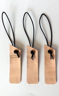 Image result for hang tags bags Leather Goods Packaging, Tags Design, Hang Tag Design, Leather Tags, Tags Diy, Leather Luggage Tags, Luggage Bag, Leather Luggage, Leather Projects