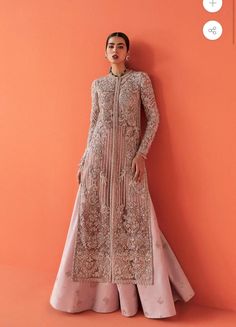 Mysie By Tahira, Clothes Capsule, Embellished Dresses, Embroidered Suits, Organza Jacket, Desi Fits, Pakistani Formal Dresses, Heavy Dresses, Pakistani Couture