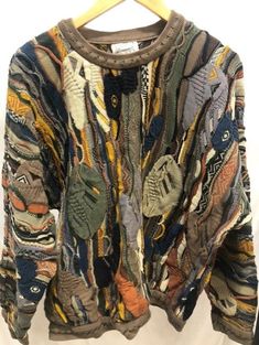 Beautiful, Colorful, Walking piece of Art COOGI Sweater Large Crewneck COOGI No rips, stains, or tears.  Very gently used.  Authentic Coogi Y'all. Coogi Sweater Men Outfit, Boyfriend Fashion, Jumper Ideas, Mr Sandman, Coogi Sweater, Earthy Outfits, Guys Clothing Styles, Guess Men, Fire Fits