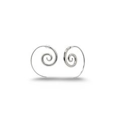 These popular solid recycled Sterling Silver spiral earrings come with rubber earring stoppers for security. This distinctive design is based on the unfurling spiral of the fern fronds that are a common feature of the New Zealand bush. The spiral represents the path leading from outer consciousness (ego) to the inner soul (enlightenment) in many cultures around the world. Remember the StoneArrow Motto "you can never have too many spirals!".   Spiral diameter:  Medium 19mm (0.75in) Modern Spiral Earrings With Ear Wire, Nickel-free Spiral Minimalist Earrings, Minimalist Spiral Nickel-free Earrings, Minimalist Spiral Earrings With Ear Wire, Spiral Hypoallergenic Hoop Earrings, Minimalist Spiral Hypoallergenic Earrings, Minimalist Hypoallergenic Spiral Earrings, Modern Hypoallergenic Spiral Jewelry, Modern Spiral Hoop Earrings