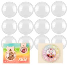 PRICES MAY VARY. 🎈[TRANSLUCENT DOMES SHAKER COVERS FOR CARD MAKING ]--Set includes 20 pcs Create 3-D shaker cards shaker covers The raised area measures approximately 2-3/8" in a diameter, and 7/16"tall 🎃[HIGH-QUALITY MATERIALS] -- Plastic Clear Puffy Shaker CoversMade from heavy-weight high-shine clear acetate sheets High quality plastic,with strong adhensive tape,clear and durable for long term use 🎄[SIMPLE WAY TO MAKE]--The shaker domes include a peel-away adhesive circle that makes it sup Classroom Door Decorations, Tape Clear, Clear Pouch, Fun Christmas Cards, Scrapbooking Tools, Door Decorations Classroom, Classroom Door, Shaker Cards, Scrapbooking Embellishments