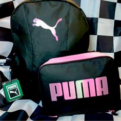 New With Tags! Functional Pink Bags For Streetwear, Sporty Pink Backpack For School, Sporty Pink School Backpack, Sporty Pink Backpack For Streetwear, Sporty Pink Backpack For Sports, Pink Backpack For Back To School Streetwear, Pink Sporty Gym Backpack, Pink Casual Backpack For Gym, Sporty Pink Gym Backpack