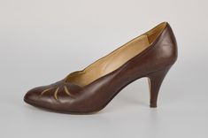 Step into timeless elegance with our Vintage All Leather Pumps in Choco Brown, a symbol of refined sophistication and impeccable craftsmanship. Crafted with care and attention to detail, these pointy toe stiletto heel shoes boast a luxurious all-leather construction, ensuring both style and durability. The rich choco brown hue adds a touch of warmth and versatility to any ensemble, while the patchwork design adds a unique and eye-catching element. Elevate your look with these vintage pumps, perf Patchwork Shoes, Vintage Pumps, Patchwork Designs, Kitten Heel, Leather Pumps, Shoes For Women, Womens Heels, Vintage Leather, Shoes Women Heels