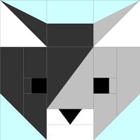 an image of a cat made out of squares