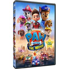 the dvd cover for paw and the movie, which features characters from various movies on it