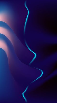 an abstract blue and pink background with wavy lines