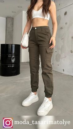 women s  trouser pattern sıze xs xxxl High Waist Khaki Casual Cargo Pants, Trendy Khaki Cargo Pants, Trendy Khaki Pants With Multiple Pockets, Trendy Khaki Pants With Cargo Pockets, Trendy Khaki Bottoms With Cargo Pockets, High Waist Cargo Jeans For Work, Casual High Waist Stretch Cargo Pants, High Waist Stretch Cargo Pants Casual, Casual Fitted Cargo Pants With Elastic Waistband