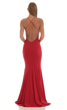 Open Back Maxi Dress in Red | LUCY IN THE SKY Red Backless Dress, Ireland Dress, Red Formal Dresses, Red Prom Dress Long, Red Dress Long, Open Back Maxi Dress, Revolve Dresses, Lucy In The Sky, Red Evening Dress