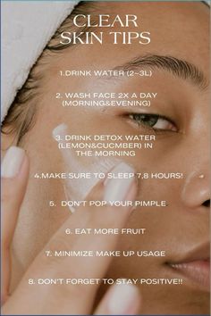 Achieve glowing, clear skin effortlessly! 🌟✨ Discover tips and routines to maintain a radiant complexion, free from blemishes and impurities. Embrace healthy habits, nourishing skincare, and simple solutions for a flawless look every day. 💧🧖‍♀️ #ClearSkin #GlowingSkin ✨ #SkinCareRoutine #FlawlessSkin ���🌿 #HealthySkin 💚 #RadiantComplexion #BlemishFree 🚫 #SkinCareTips 📝 #BeautyRoutine 💅 #NaturalGlow 🌞 #SkinCareGoals 🎯 #HydratedSkin 💦 #YouthfulSkin 👶 #SkincareInspiration ✨ #SkinGoals 🌸 Clear Skin Naturally, Clear Skin Tips, Clearer Skin, Skin Routine, Perfect Skin, Skin Tips, Flawless Skin, Up Girl, Face Skin