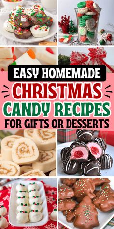 easy homemade christmas candy recipes for gifts or desserts