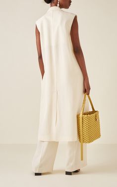 Long Silk-Blend Vest By Jil Sander | Moda Operandi