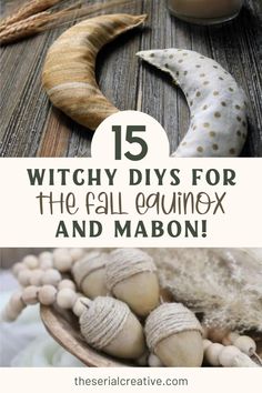 🍂 Celebrate the magical change of season with 15 Witchy Fall Equinox & Mabon DIY Projects! From cinnamon wreaths to spell sachets, these easy and budget-friendly crafts are perfect for beginner witches, autumn enthusiasts, and anyone looking to embrace their inner enchantress. 🧙‍♀️ Fall Equinox Altar, Mabon Crafts Witches, Fall Witchy Crafts, Pagan Halloween Decorations, Fall Witch Crafts, Fall Witchy Decor, Nature Diy Projects, Mabon Crafts Diy, Witchy Fall Decor Diy