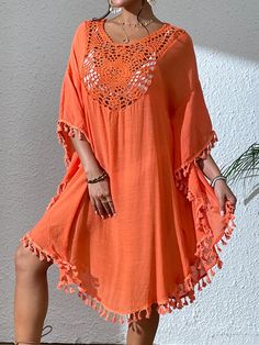 Casual V-neck Tassel Cover-up, Casual Fringed Beach Cover-up Dress, Casual Fringe Beach Cover-up Dress, Casual Fringe Dresses For Beach Cover-up, Casual Fringe Beach Dress For Spring, Casual Spring Beach Dress With Tassels, Casual Beach Dress With Fringe, Casual Beach Mini Dress With Tassels, Tattoos Men