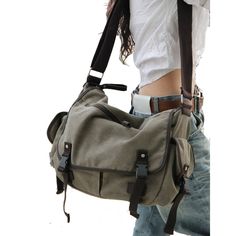 Shipping from the US. Easy 30 day return policy, 100% cotton, Double-needle neck, sleeves and hem; Roomy Unisex Fit. Designer Handbag Brands, Canvas Messenger Bag, Outdoor Boots, Woven Tote Bag, Genuine Leather Shoes, Vintage Canvas, Leather Shoes Men, Green Shoes, Casual Tote