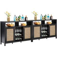 an image of a bar with drinks on it