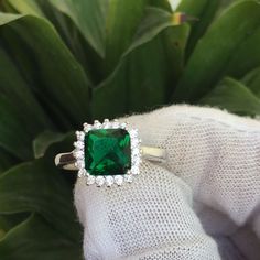 Natural Green Emerald 5.30 Carat Ring, 925 Sterling Silver, Cushion Shape Stone. Handmade Ring Anniversary Gift. Estimated delivery North America: 2-3 weeks Europe: l-3 weeks Australia, New Zealand and Oceania: 2-3 weeks Asia Pacific: 2-3 weeks Latin America and the Carib beast: 2-3 weeks Sub-Saharan Africa: 2-3 weeks I'll do my best to meet these dispatch estimates, but can't guarantee them. Actual delivery time will depend the delivery method you choose. Classic Green Cluster Ring As A Gift, Green Sterling Silver Halo Ring For Anniversary, Classic Green Cluster Ring For Gift, Classic Green Cluster Ring Gift, Green Round Cut Halo Ring As Gift, Classic Green Cluster Ring As Gift, Green Halo Ring With Round Cut For Gift, Green Halo Ring Round Cut For Gift, Green Classic Cluster Ring Gift